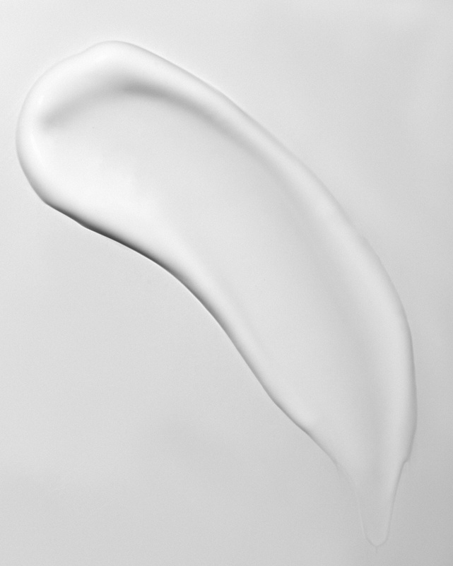 A White Cream on White Surface