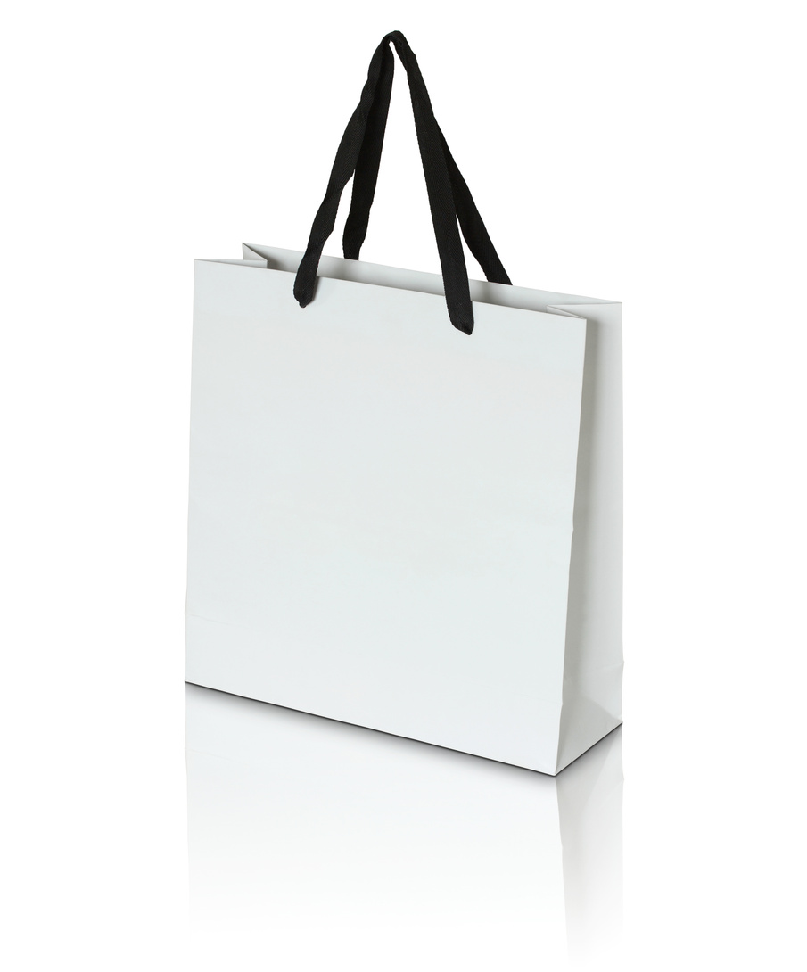 white paper bag